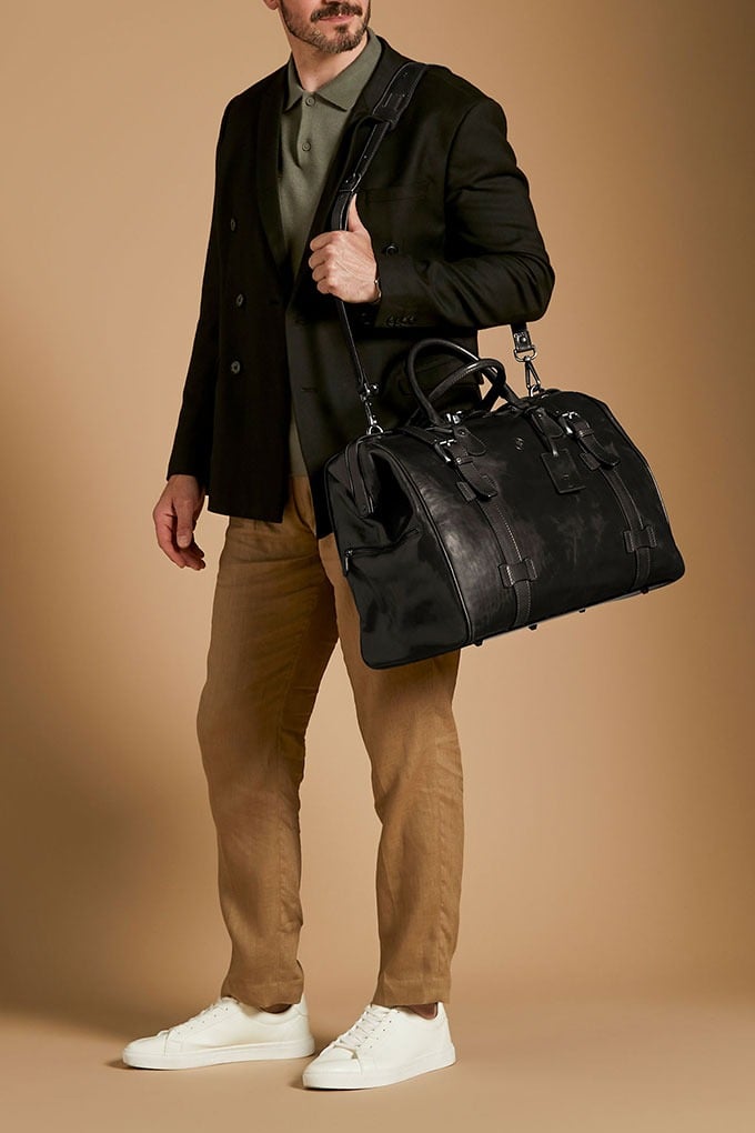 Luxury Italian Leather Bags & Briefcases for Men | Maxwell Scott