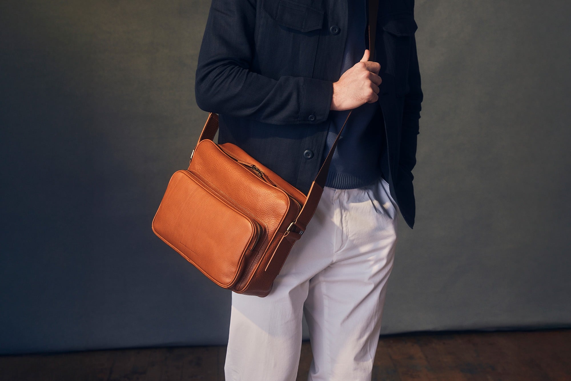 Luxury Italian Leather Bags & Briefcases for Men | Maxwell Scott