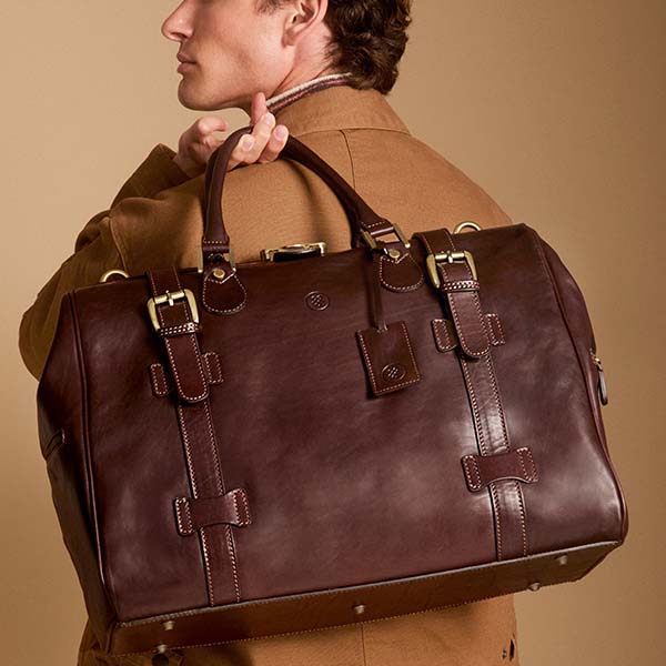 Maxwell Scott - Mens Luxury Leather Slim Square Briefcase Box Attache Case with Luxury Suede Lining - The Scanno - Black 並行輸入品 Maxwell Scott Men\u0027s Wallet Maxwell Scott Men\u0027s Luxury Italian