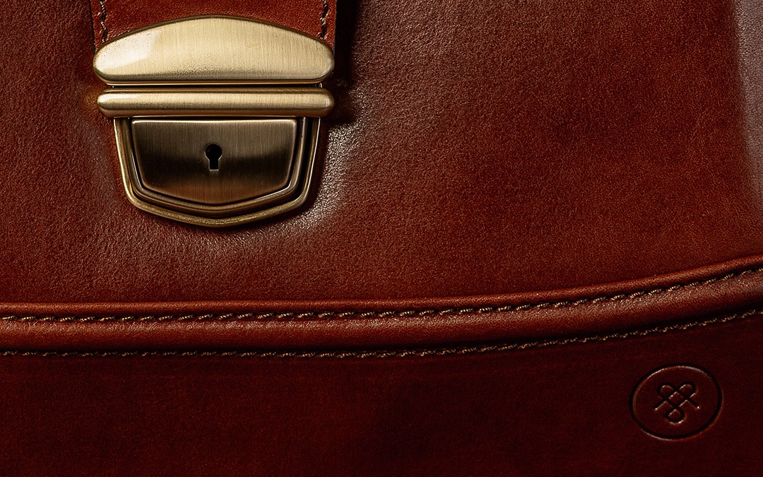 Donnini Men's Italian Leather Doctor's Bag - Maxwell-Scott