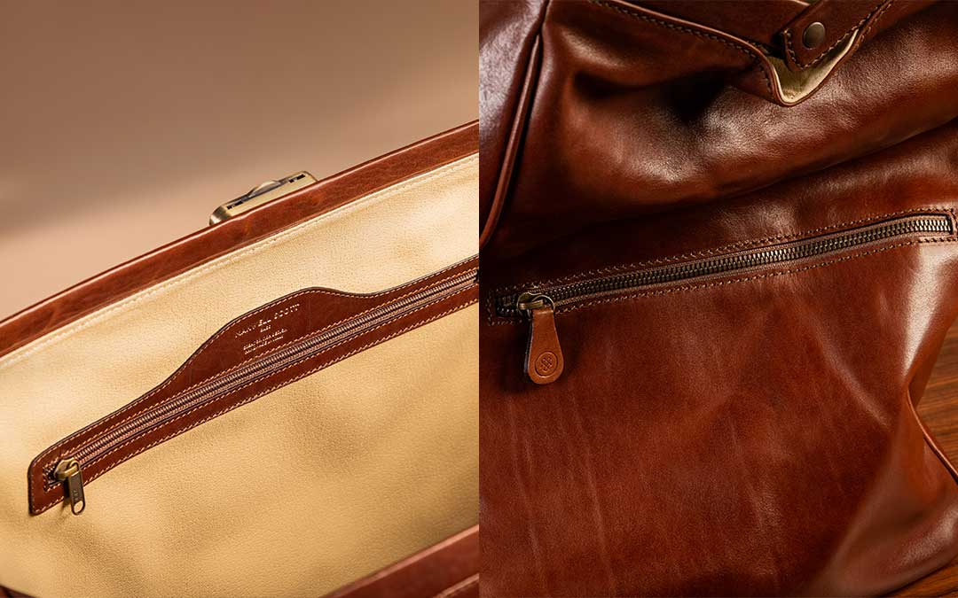 Men's Large Leather Gladstone Bag | Luxury Travel Holdall